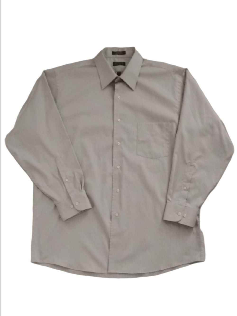 3/$20 Arrow Men's Light Green Striped Dress Shirt